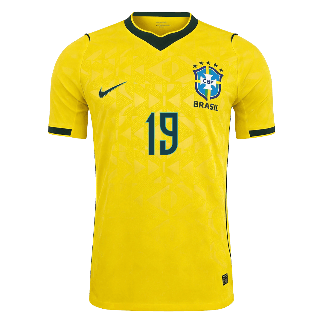 Camiseta Auténtica ENDRICK #19 Brazil 2026 Primera Equipación Copa del Mundo - Version Jugador