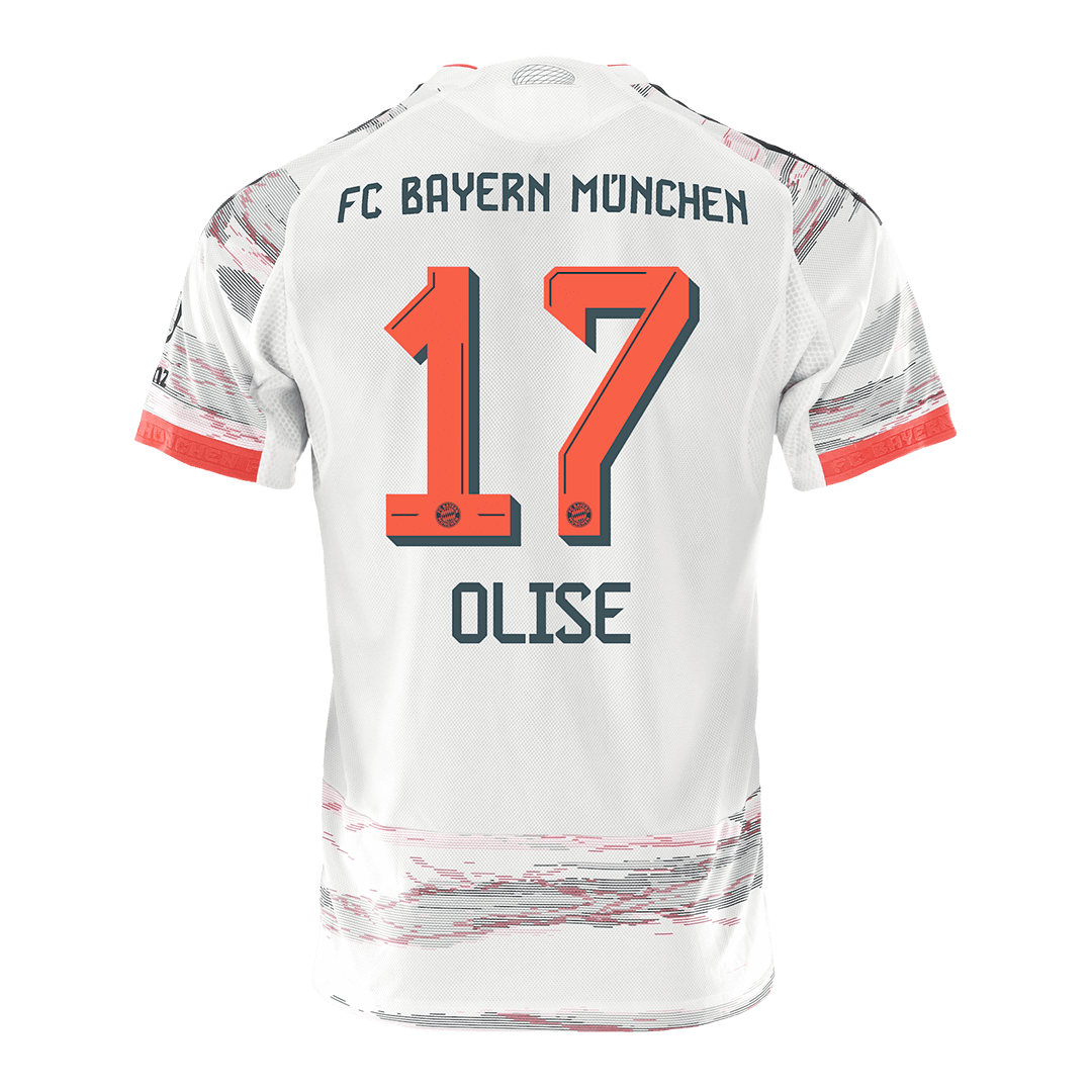 Camiseta Auténtica OLISE #17 Bayern Munich 2025/26 Segunda Equipación - Version Jugador