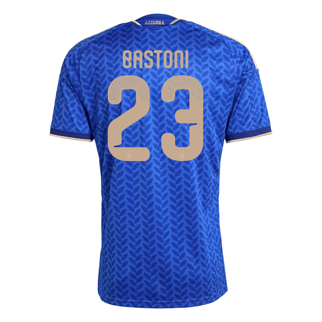 Camiseta BASTONI #23 Italy 2026 Primera Equipación Copa del Mundo - Versión Hincha