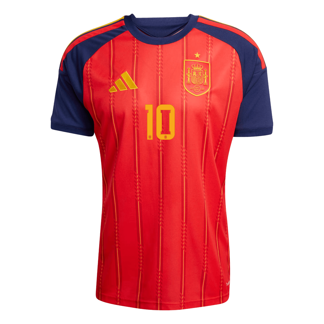 Camiseta OLMO #10 Spain 2026 Primera Equipación Copa del Mundo - Version Hincha - Calidad premium