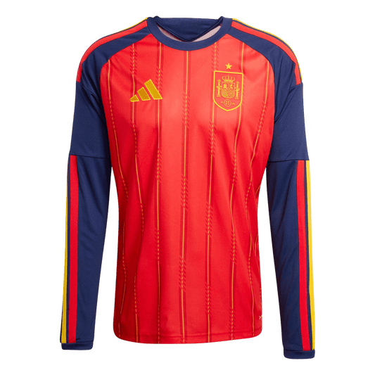 Manga Larga Spain 2026 Primera Equipación Copa del Mundo -Versión Hincha camiseta de fútbol