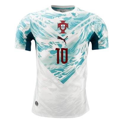 Camiseta Auténtica BERNARDO #10 Portugal 2026 Segunda Equipación Copa del Mundo - Version Jugador