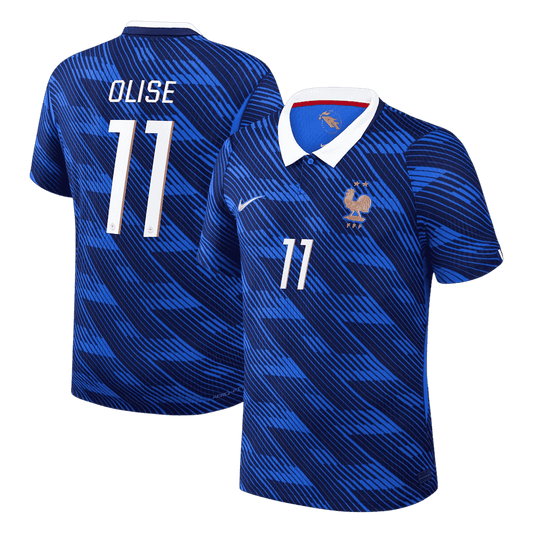 Camiseta Auténtica OLISE #11 France 2026 Primera Equipación Copa del Mundo - Version Jugador