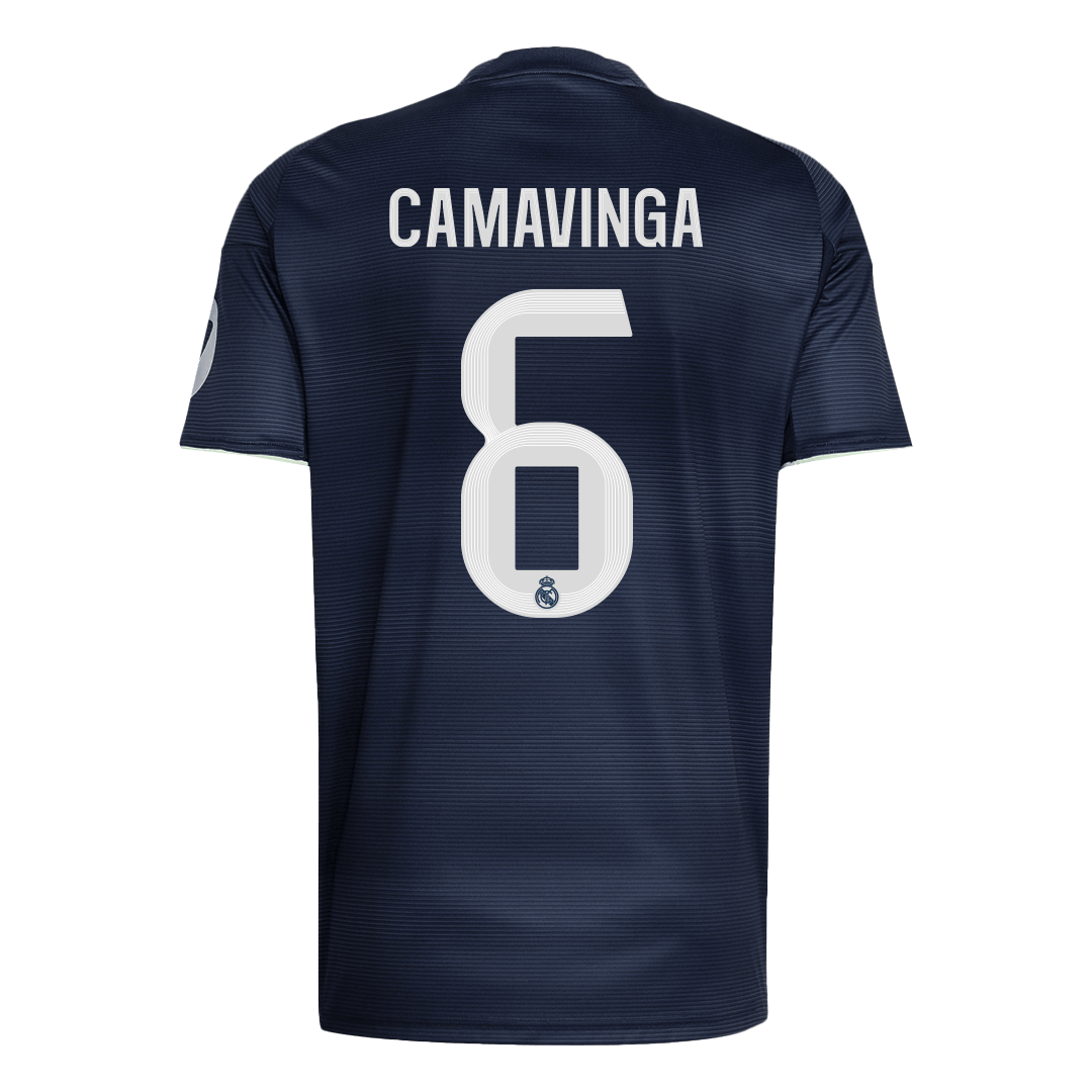 Camiseta CAMAVINGA #6 Real Madrid 2025/26 Segunda Equipación - Versión Hincha - Calidad premium