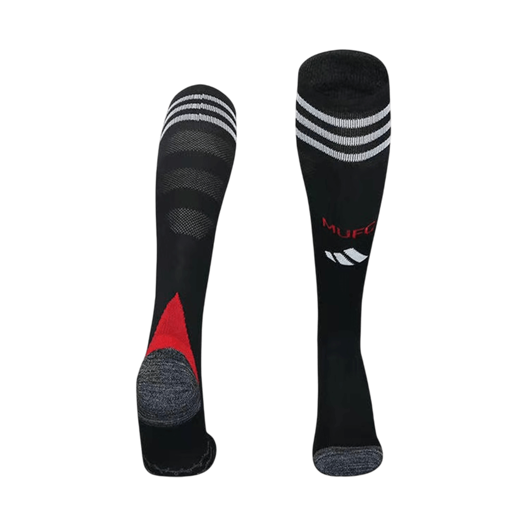 Manchester United Primera Equipación Soccer Calcetines 2025/26