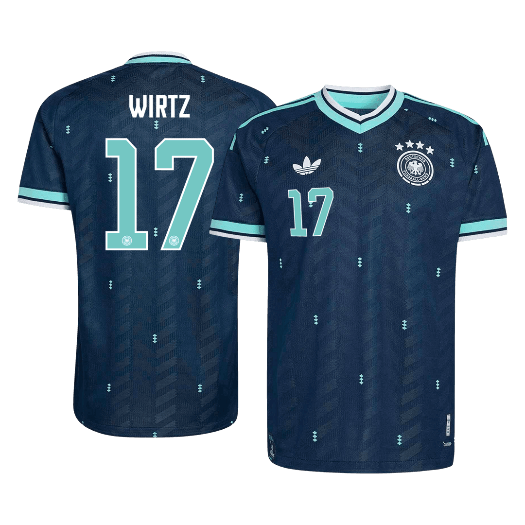 Camiseta Auténtica WIRTZ #17 Germany 2026 Segunda Equipación Copa del Mundo - Version Jugador