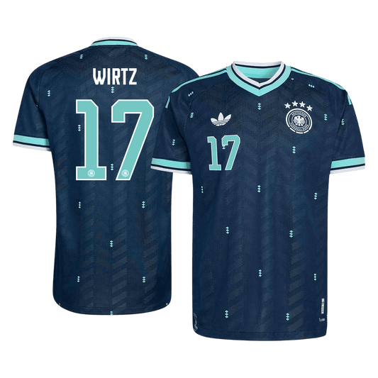 Camiseta Auténtica WIRTZ #17 Germany 2026 Segunda Equipación Copa del Mundo - Version Jugador