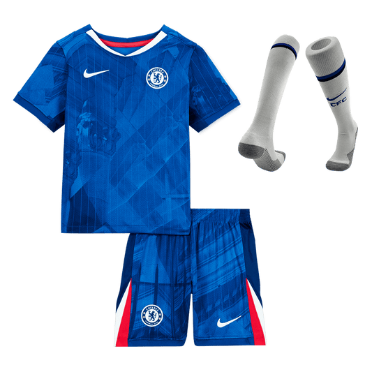 Conjunto Infantil Completo Chelsea 2025/26 Primera Equipación Kids camiseta de fútbol