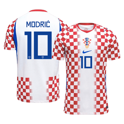 Camiseta Auténtica MODRIĆ #10 Croatia 2026 Primera Equipación Copa del Mundo - Version Jugador