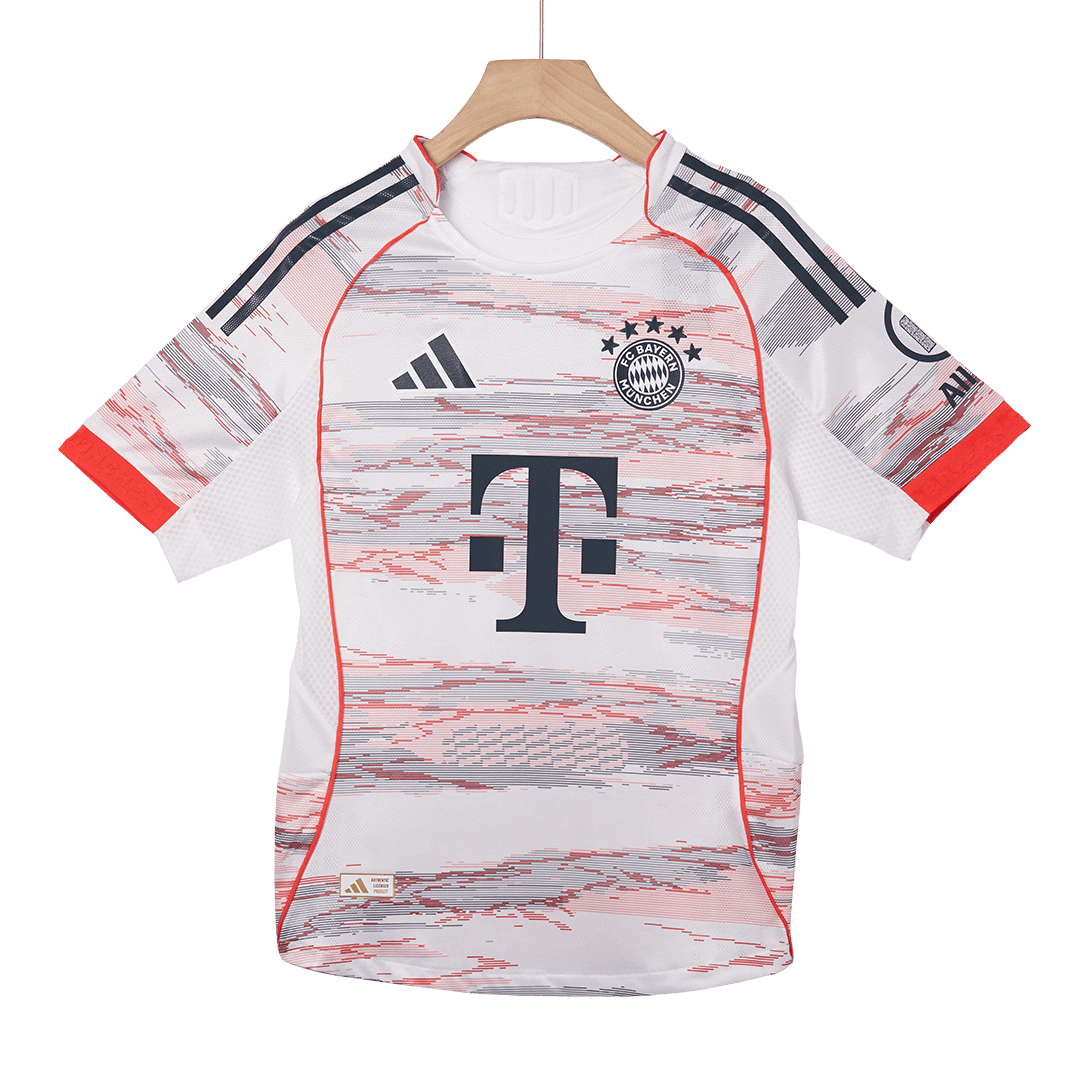 Camiseta Auténtica UPAMECANO #2 Bayern Munich 2025/26 Segunda Equipación - Version Jugador