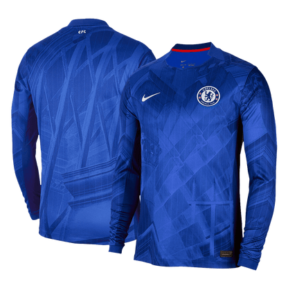 Camiseta Manga Larga Chelsea Primera Equipación 2025/26-Versión Hincha-Camisetas Pasion Shop