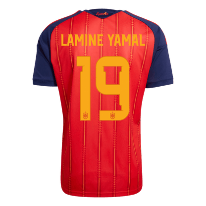 Camiseta LAMINE YAMAL #19 Spain 2026 Primera Equipación Copa del Mundo - Version Hincha - Calidad premium