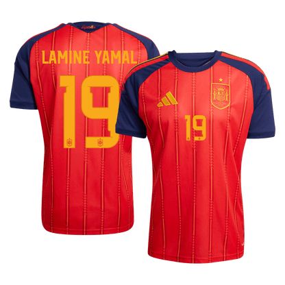 Camiseta LAMINE YAMAL #19 Spain 2026 Primera Equipación Copa del Mundo - Version Hincha - Calidad premium
