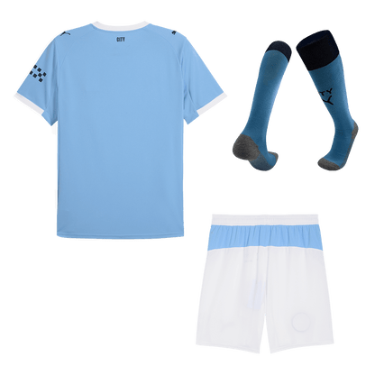Calidad Premium Conjunto Completo Manchester City 2025/26 Primera Equipación-Camisetas Pasion Shop