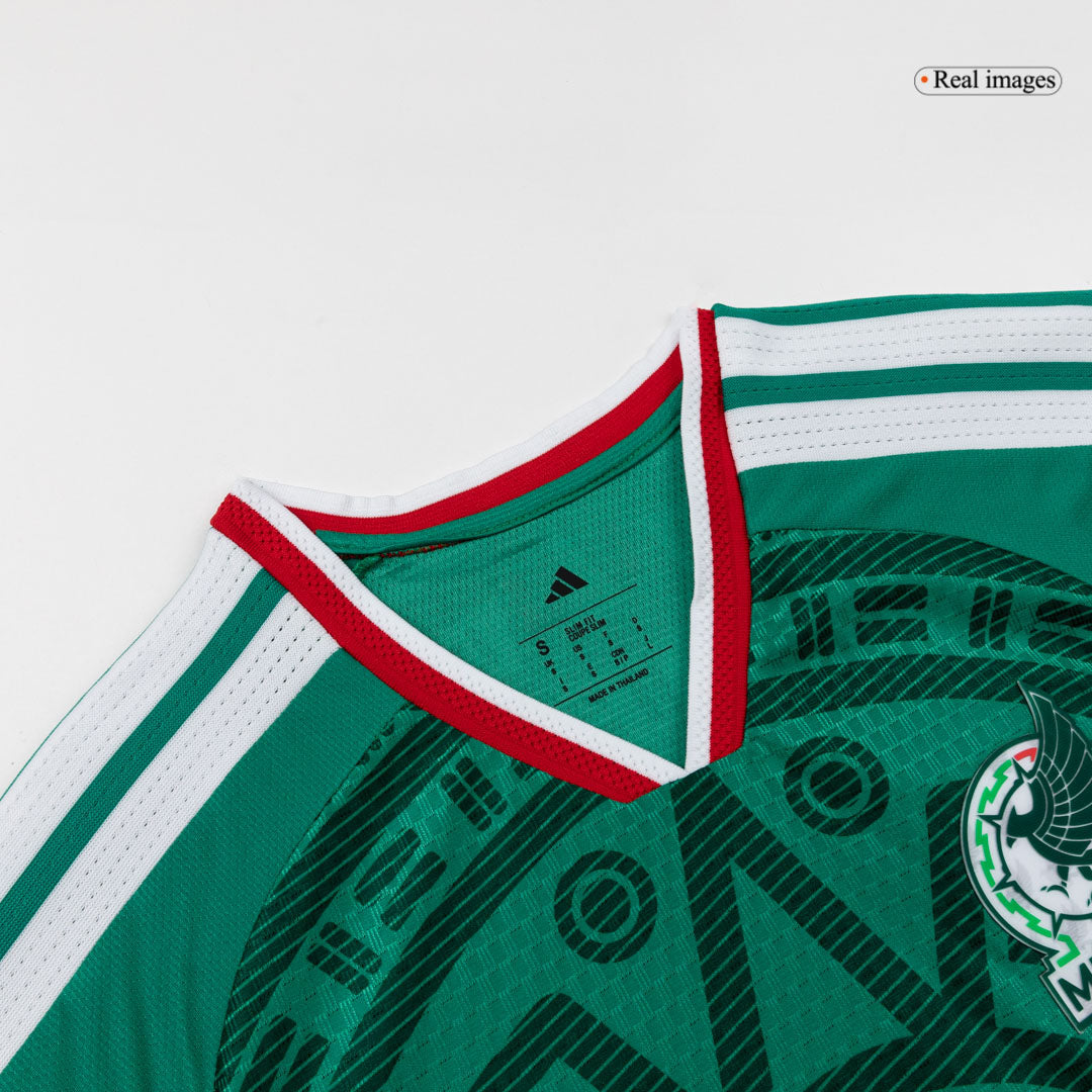 Camiseta Auténtica Raúl #9 Mexico 2026 Primera Equipación Copa del Mundo - Version Jugador