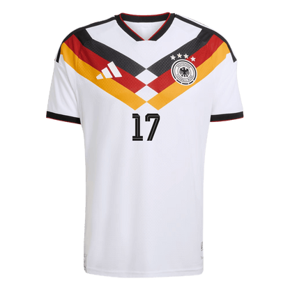 Camiseta Auténtica WIRTZ #17 Germany 2026 Primera Equipación Copa del Mundo - Version Jugador