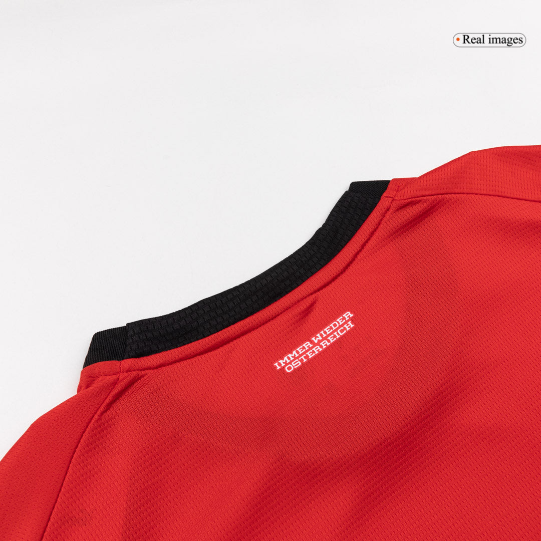 Camiseta ALABA #8 Austria 2026 Primera Equipación Copa del Mundo - Versión Hincha
