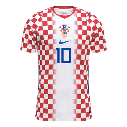 Camiseta Auténtica MODRIĆ #10 Croatia 2026 Primera Equipación Copa del Mundo - Version Jugador