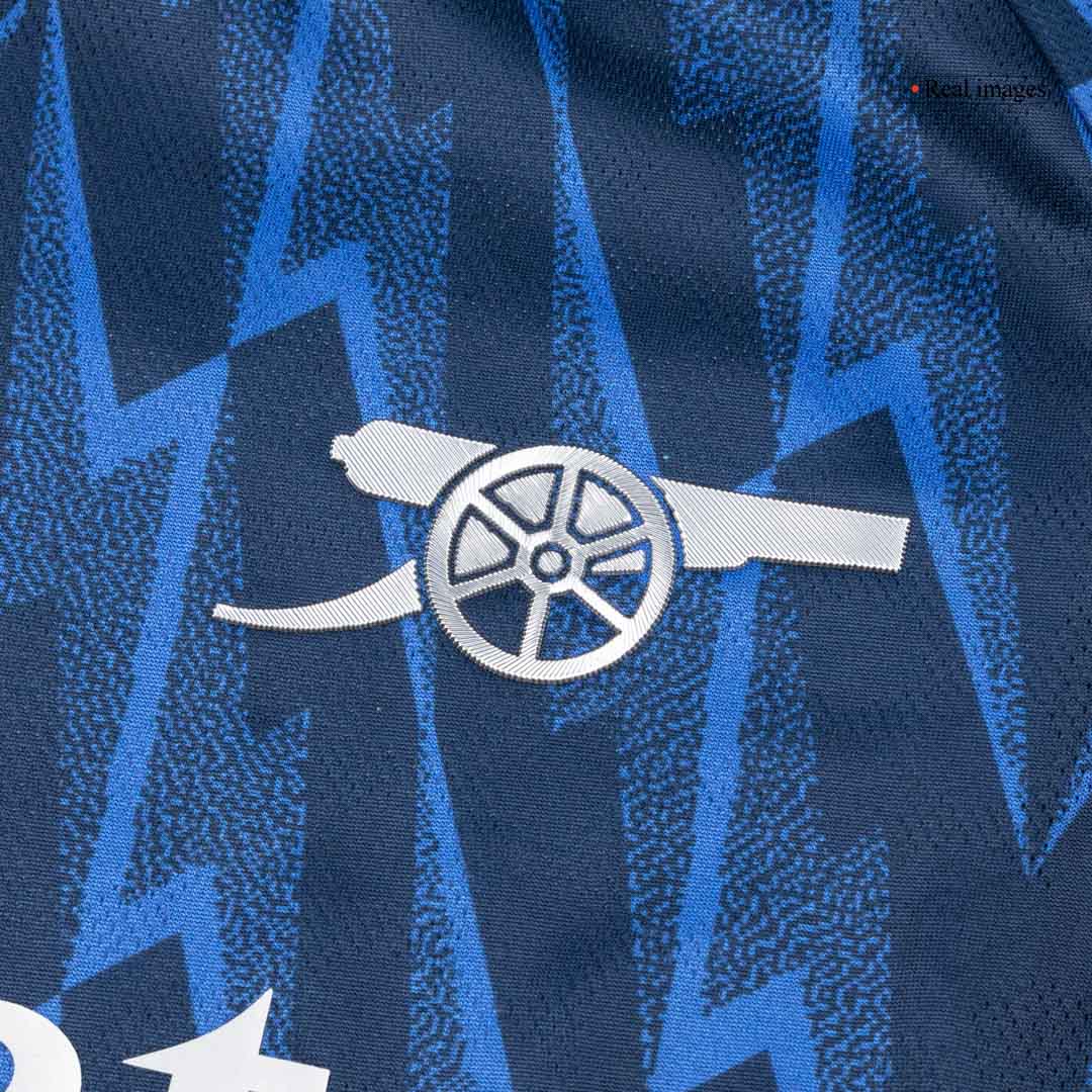 Camiseta Auténtica SAKA #7 Arsenal 2025/26 Segunda Equipación-Versión Jugador-Camisetas Pasion Shop
