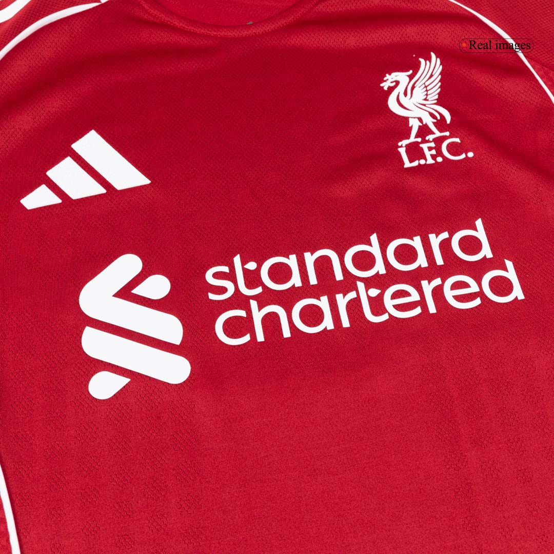 Camiseta Auténtica ISAK #9 Liverpool 2025/26 Primera Equipación-Versión Jugador-Camisetas Pasion Shop