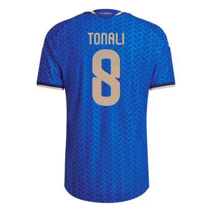 Camiseta Auténtica TONALI #8 Italy 2026 Primera Equipación Copa del Mundo - Version Jugador