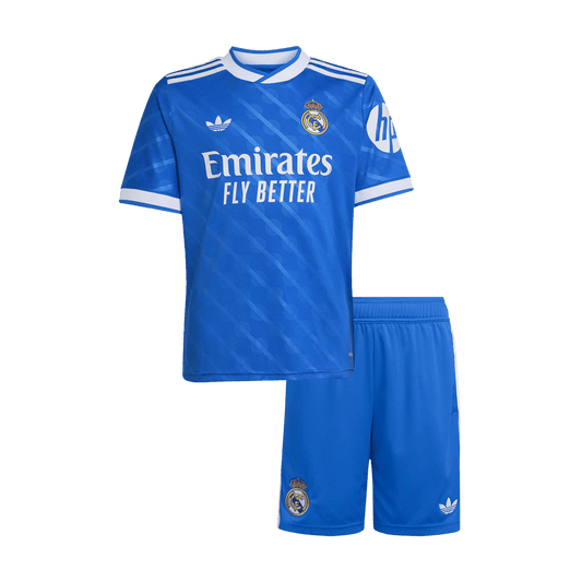 Conjunto Infantil Real Madrid 2025/26 Tercera Equipación camiseta de fútbol