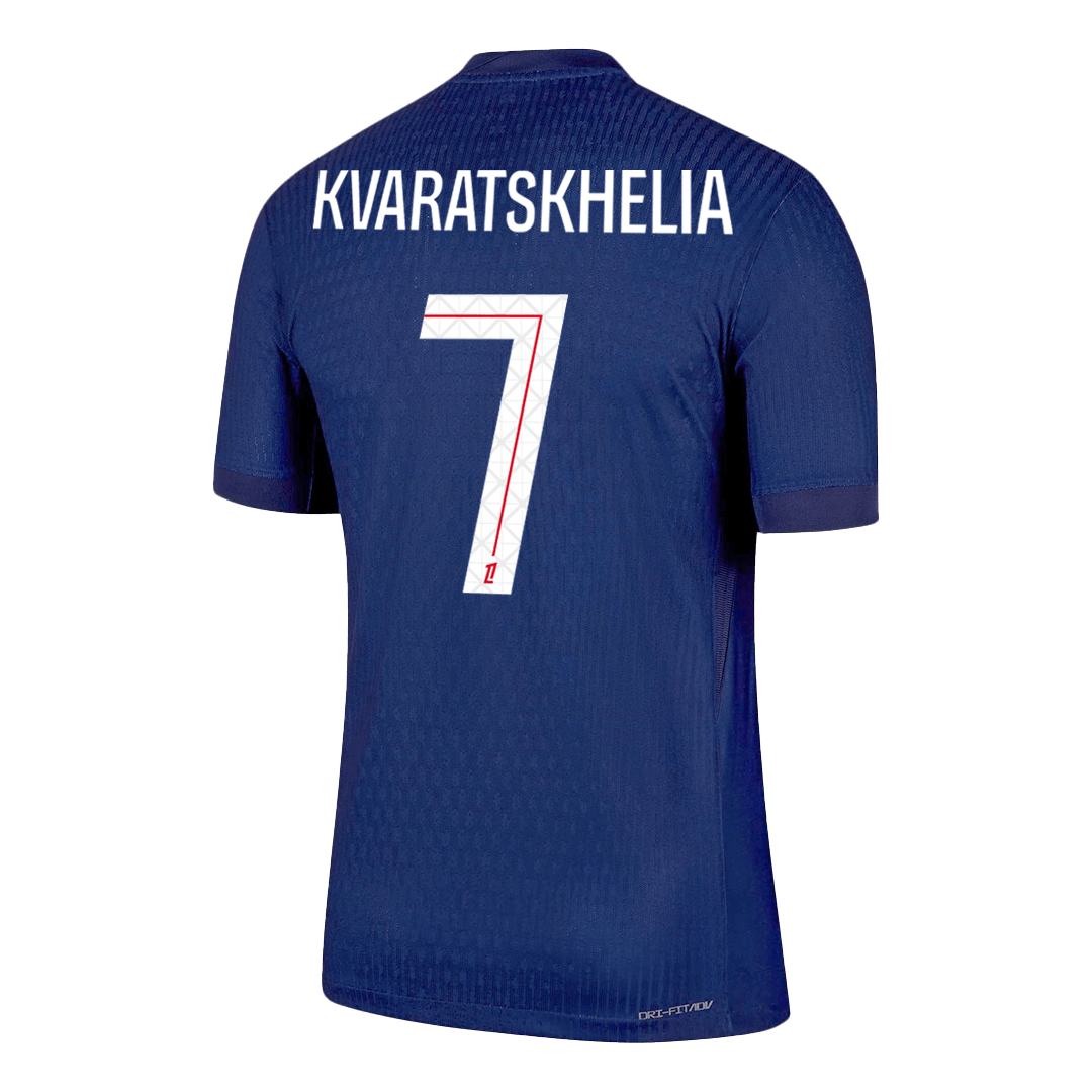 Camiseta Auténtica KVARATSKHELIA #7 PSG 2025/26 Primera Equipación-Versión Jugador-Camisetas Pasion Shop