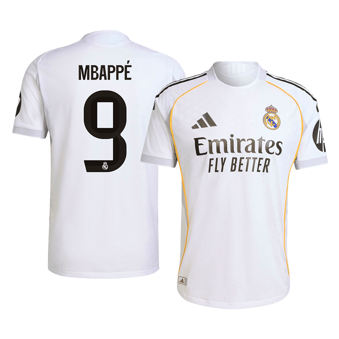 Camiseta MBAPPé #9 Real Madrid 2025/26 Primera Equipación Hombre - Versión Jugador-Camisetas Pasion Shop