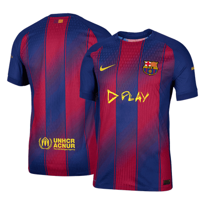 Camiseta Auténtica Barcelona 2025/26 Primera Equipación - Version Jugador