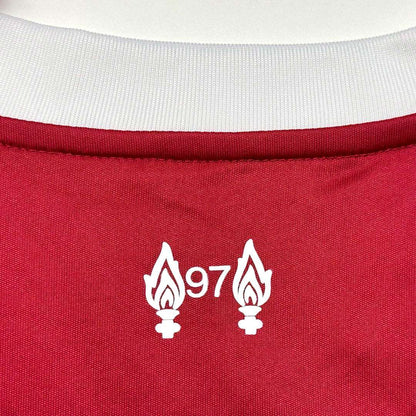 Camiseta KERKEZ #6 Liverpool 2025/26 Primera Equipación-Versión Hincha