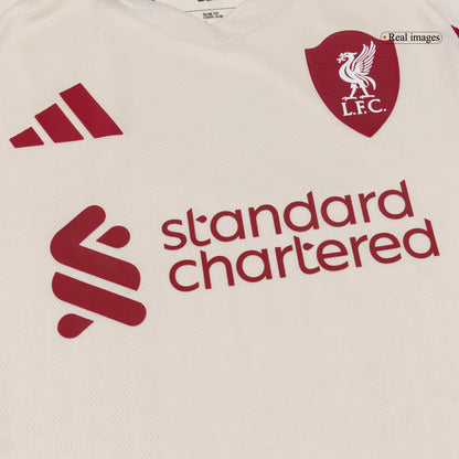 Camiseta Auténtica GAKPO #18 Liverpool 2025/26 Segunda Equipación - Version Jugador