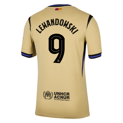 UCL Camiseta LEWANDOWSKI #9 Barcelona 2025/26 Segunda Equipación-Versión Hincha-Camisetas Pasion Shop