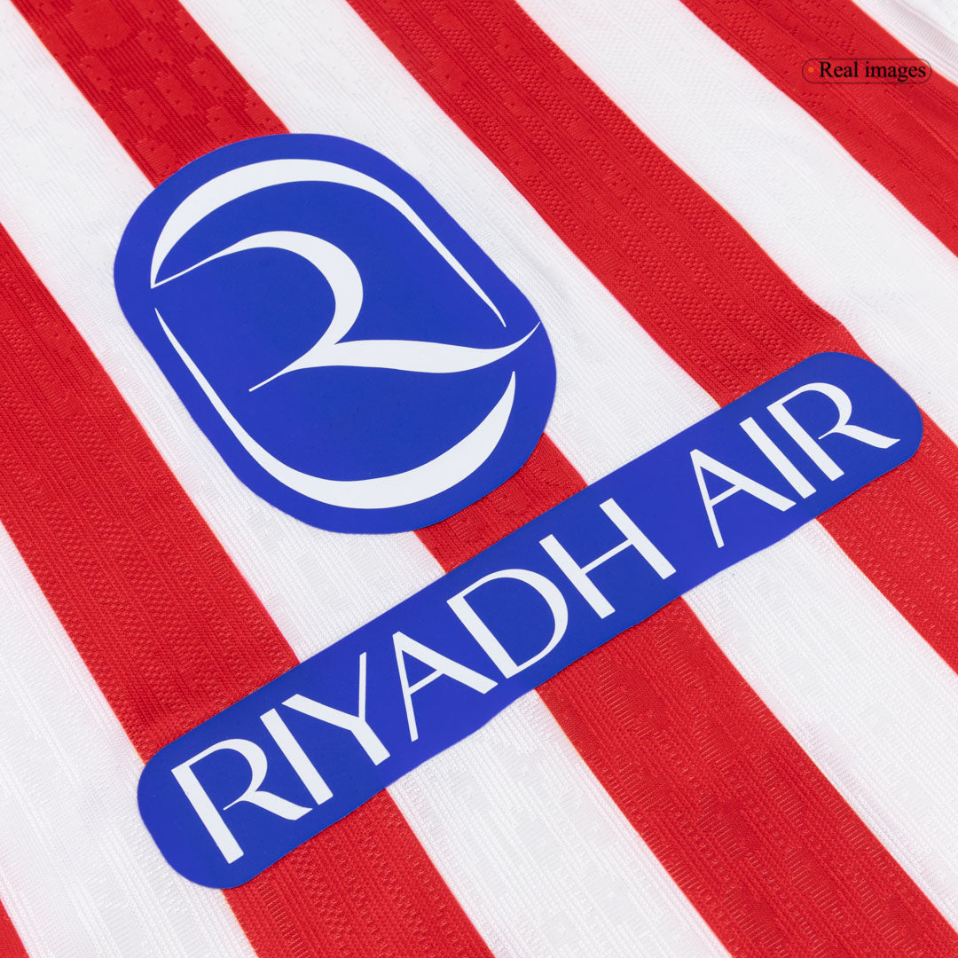 Camiseta Auténtica SØRLOTH #9 Atletico Madrid 2025/26 Primera Equipación - Version Jugador