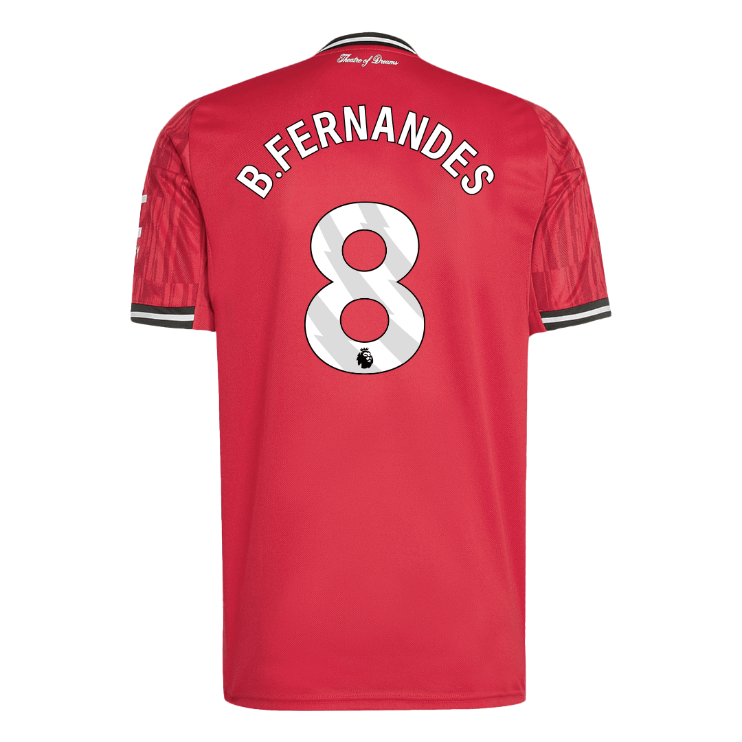 Camiseta B.FERNANDES #8 Manchester United 2025/26 Primera Equipación-Versión Hincha-Camisetas Pasion Shop