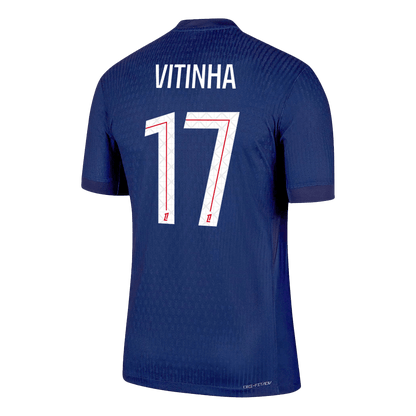 Camiseta Auténtica VITINHA #17 PSG 2025/26 Primera Equipación - Version Jugador