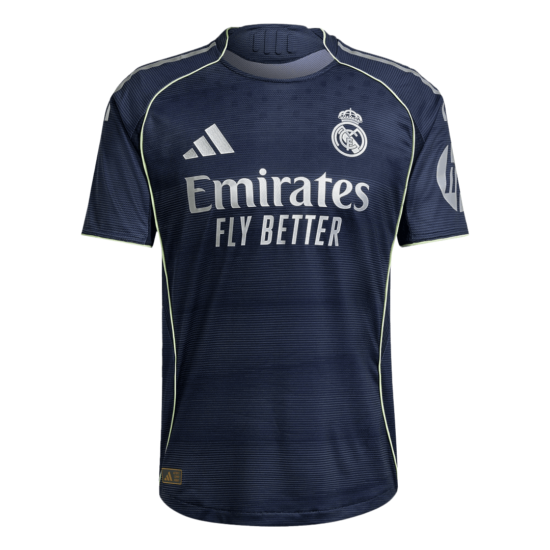 Camiseta Auténtica TCHOUAMENI #14 Real Madrid 2025/26 Segunda Equipación - Version Jugador