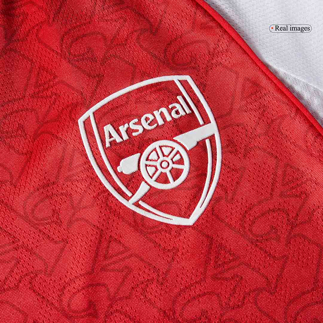 Camiseta Auténtica SALIBA #2 Arsenal 2025/26 Primera Equipación - Version Jugador