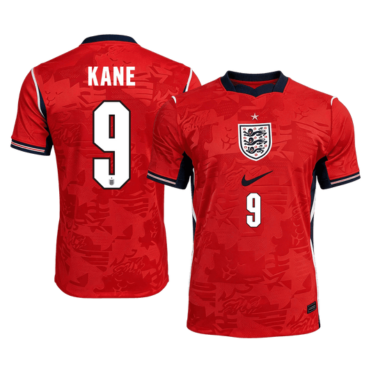 Camiseta Auténtica KANE #9 England 2026 Segunda Equipación Copa del Mundo - Version Jugador