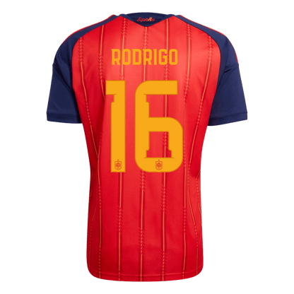 Camiseta RODRIGO #16 Spain 2026 Primera Equipación Copa del Mundo - Version Hincha - Calidad premium