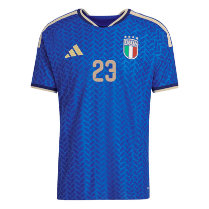 Camiseta Auténtica BASTONI #23 Italy 2026 Primera Equipación Copa del Mundo - Version Jugador