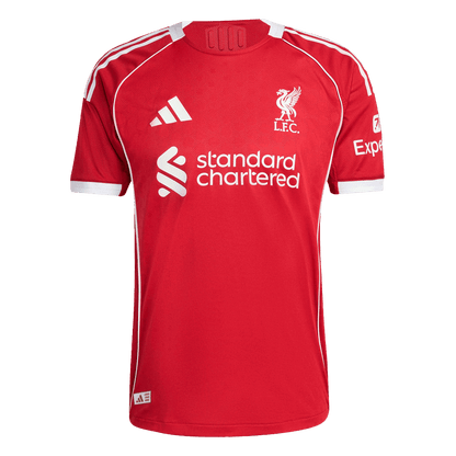 Camiseta Auténtica VIRGIL #4 Liverpool 2025/26 Primera Equipación-Versión Jugador