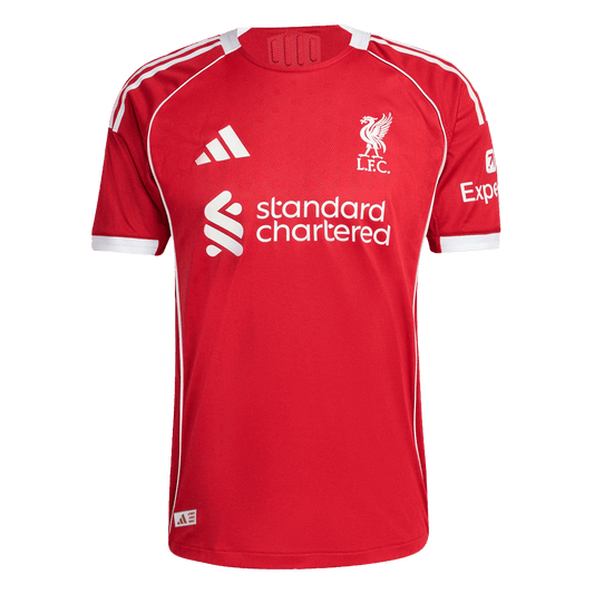 Camiseta Auténtica Liverpool 2025/26 Primera Equipación-Versión Jugador