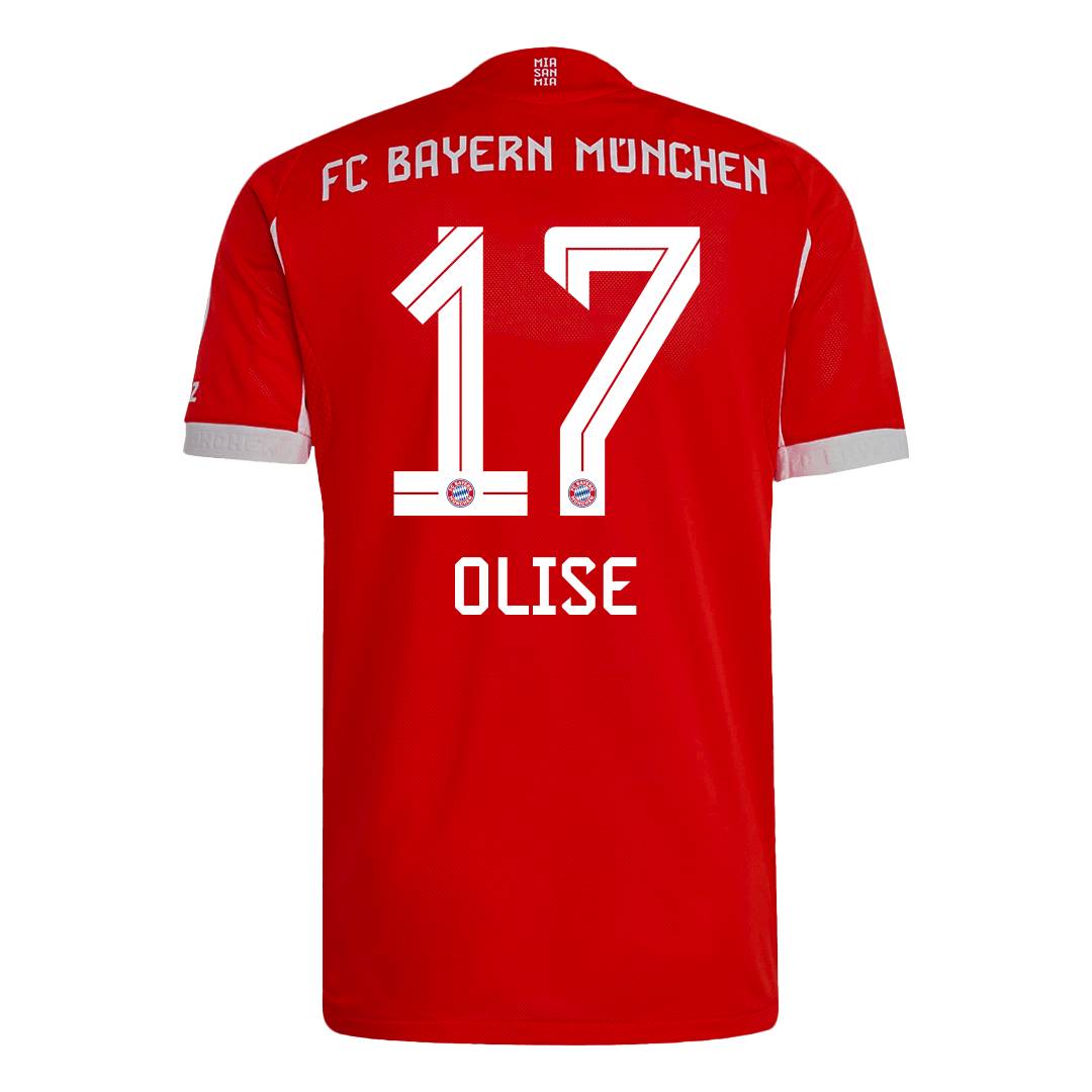 Camiseta Auténtica OLISE #17 Bayern Munich 2025/26 Primera Equipación - Version Jugador