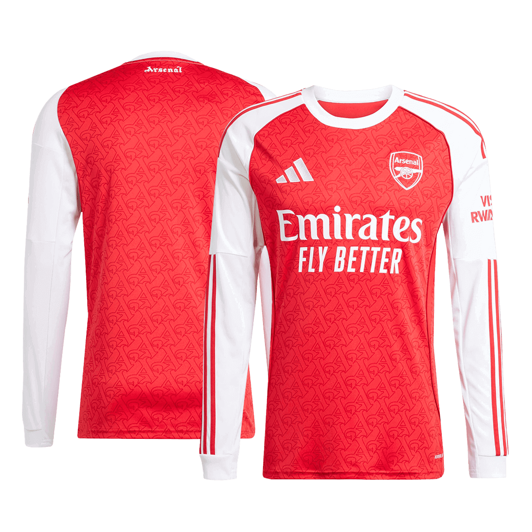 Camiseta Manga Larga Arsenal Primera Equipación 2025/26-Versión Hincha-Camisetas Pasion Shop