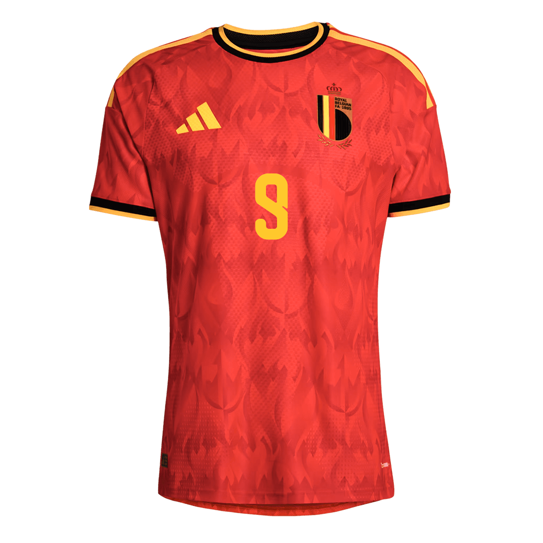 Camiseta Auténtica LUKAKU #9 Belgium 2026 Primera Equipación Copa del Mundo - Version Jugador