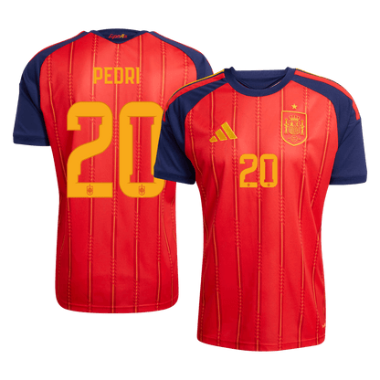 Camiseta PEDRI #20 Spain 2026 Primera Equipación Copa del Mundo - Version Hincha - Calidad premium