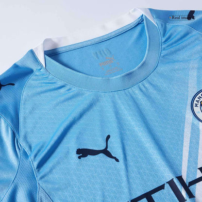 Camiseta Auténtica RODRIGO #16 Manchester City 2025/26 Primera Equipación-Versión Jugador