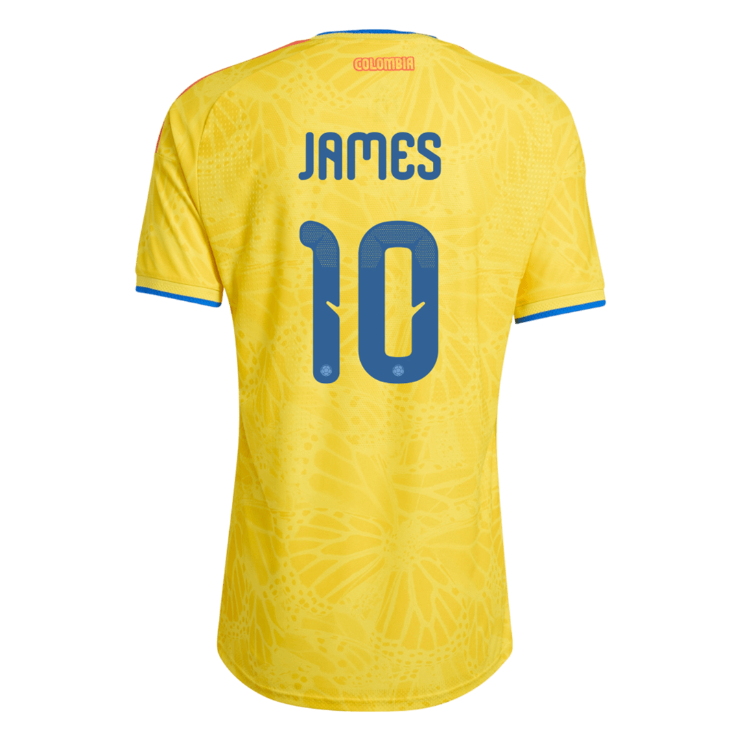 Camiseta Auténtica JAMES #10 Colombia 2026 Primera Equipación Copa del Mundo - Version Jugador