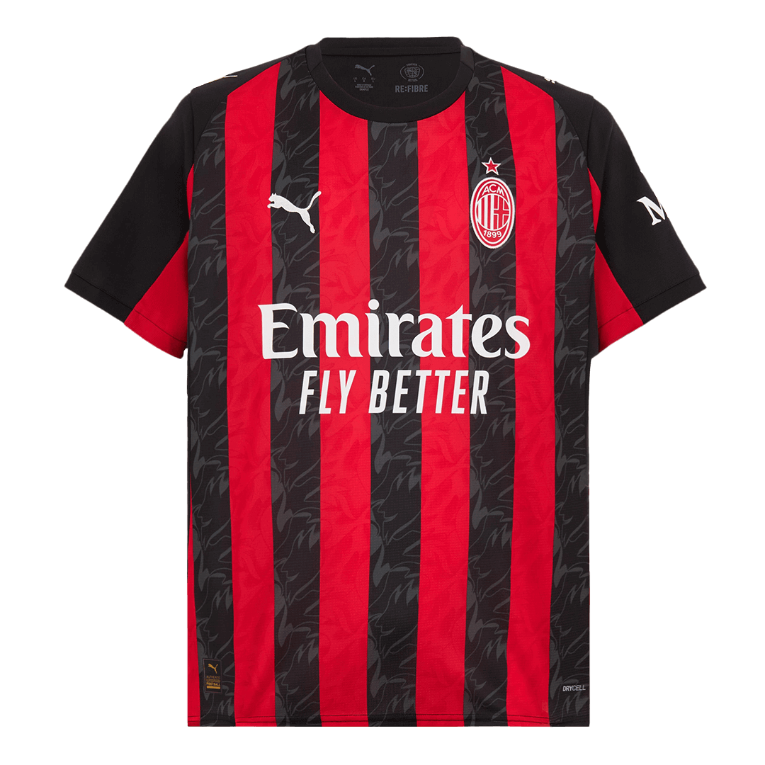 Calidad Premium Camiseta AC Milan 2025/26 Primera Equipación -Versión Hincha