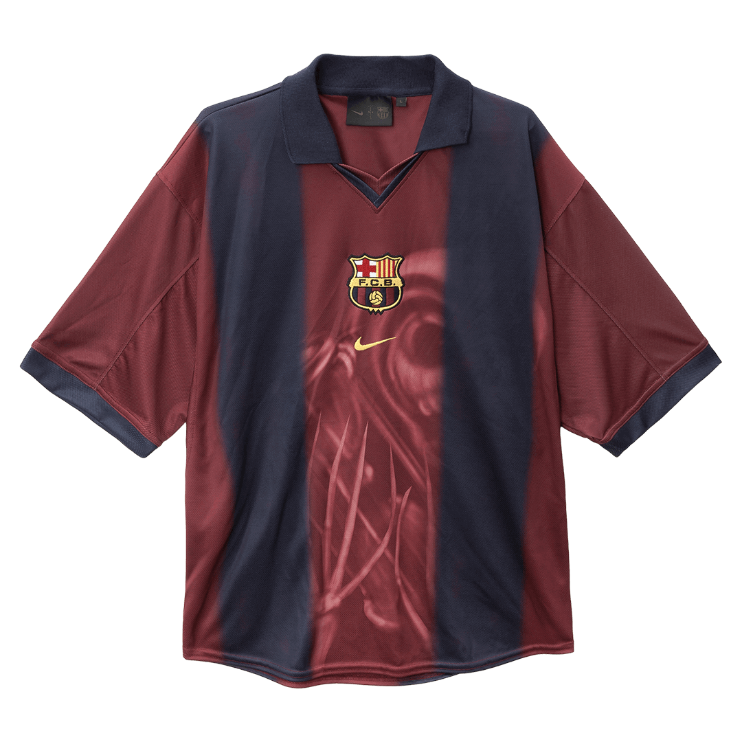Camiseta Retro 2000/01 Barcelona  X CJ Primera Equipación Hombre - Versión Hincha 2025/26